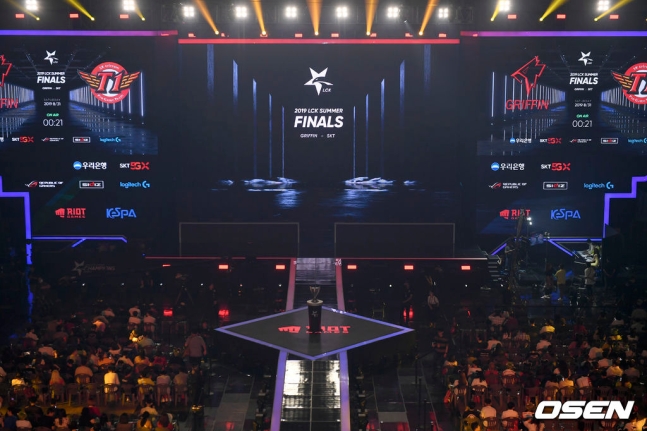 [OSEN=김성락 기자] ‘2019 LOL 챔피언스 코리아' 서머 스플릿 결승전 전경. /ksl0919@osen.co.kr